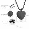 Oinsi Double Baby Feet On My Heart Stainless Steel Cremation Jewelry Urn Necklace for Ashes with Filling Kits view 2