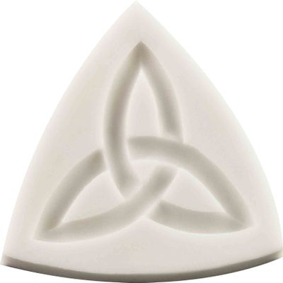 FPC Sugarcraft Celtic Trefoil Silicone Mold | Non-stick, Food Grade, Fondant, Candy, Resin, Fimo, Clay, Soapmaking