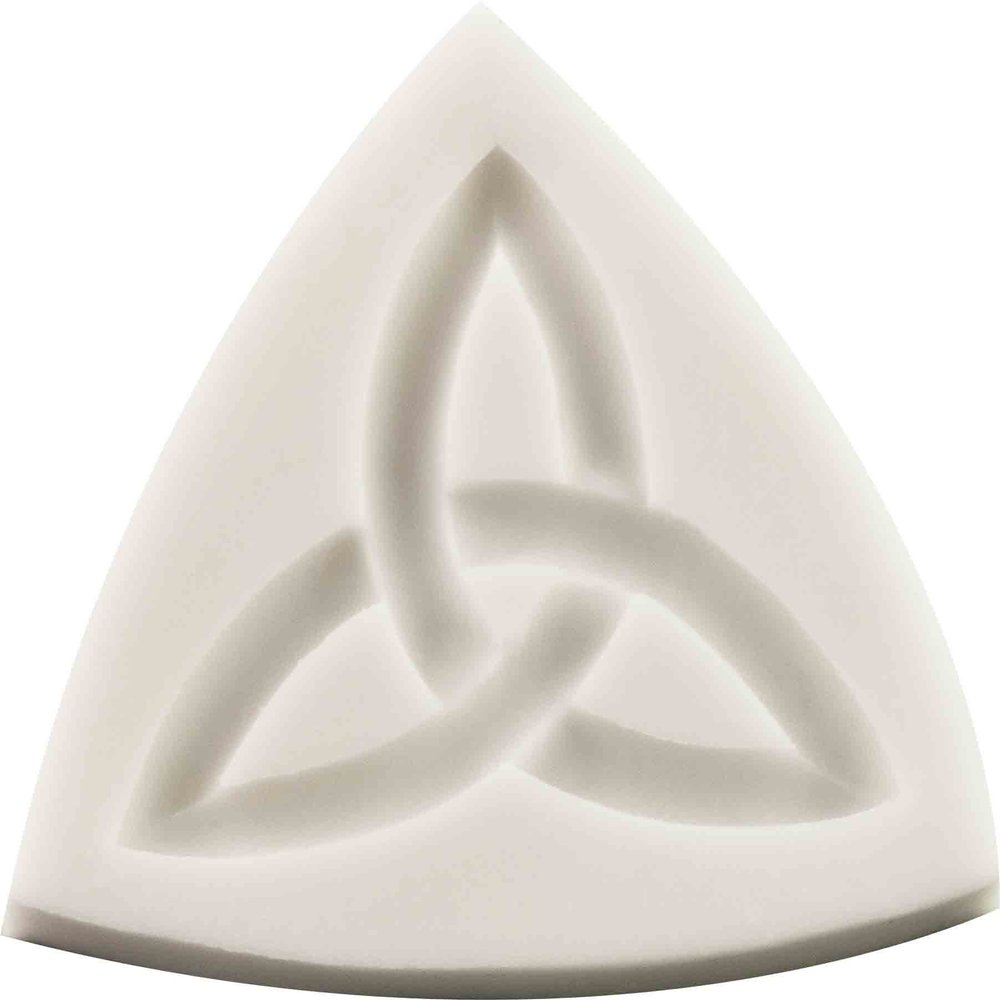 FPC Sugarcraft Celtic Trefoil Silicone Mold | Non-stick, Food Grade, Fondant, Candy, Resin, Fimo, Clay, Soapmaking
