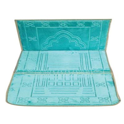 Luxury Back Rest Prayer Mat Rug Carpet Recline Chair Muslim Travel Reclining New Medical Islam (Gray)