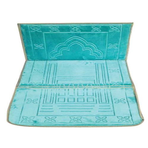 Luxury Back Rest Prayer Mat Rug Carpet Recline Chair Muslim Travel Reclining New Medical Islam (Gray)