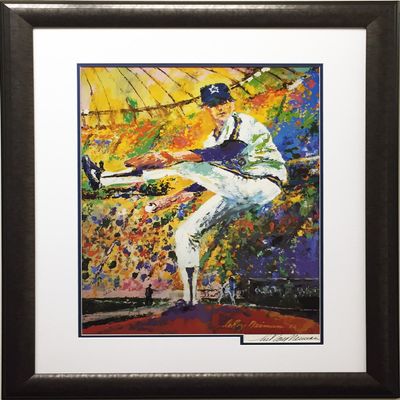 LEROY NEIMAN "Gaylord Perry Newly Custom Framed Hand Signed Lithograph Art