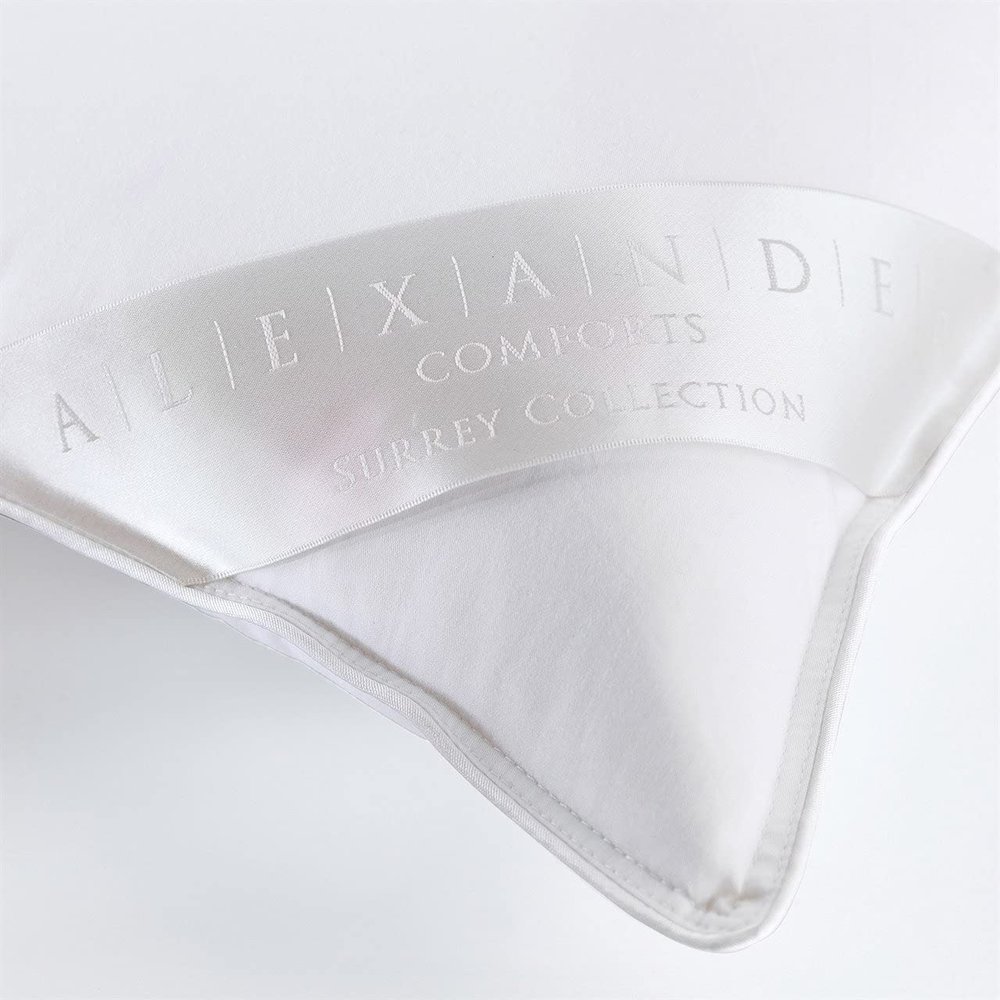 Alexander Comforts Surrey White Cotton Pillow Protector King
