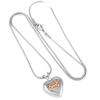 Oinsi Bone In Heart Memorial Pendant Stainless Steel Pet Ashes Holder Keepsake Cremation Necklace view 2