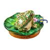 FROG & BABY - LIMOGES BOX AUTHENTIC PORCELAIN FIGURINE FROM FRANCE view 2