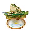 FROG & BABY - LIMOGES BOX AUTHENTIC PORCELAIN FIGURINE FROM FRANCE view 3