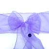 MDS Pack of 75 PCS Organza Chair Sashes Wider Dining Chair Bows Ribbon Tie Back for Wedding Party Birthday Bridal Shower Reception Event Banquet Home Chair Cover Decoration - Lavender view 4