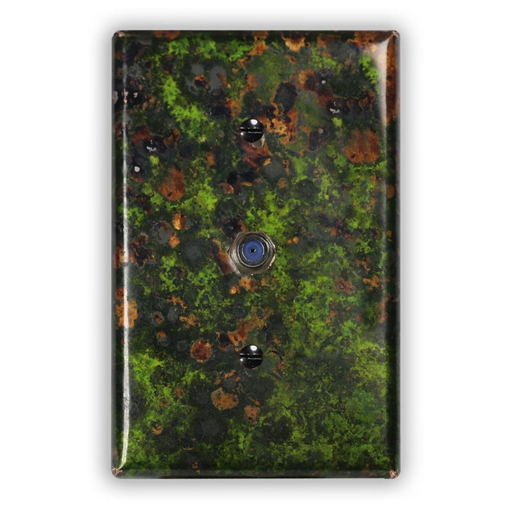 Irish Moss Copper 1 Cable Jack Wallplate