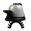 SIMSON Clear Bicycle Bell Allure White & Black Simple Design Compact Size Tone Tool not Used Strap for Fastening view 2