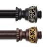 A&F Rod Dcor - Filagree 1.5" Non-Telescoping Heavy Duty Curtain Rod 24 ft - Black view 1