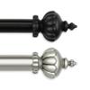 A&F Rod Dcor - Noble 1.5" Non-Telescoping Heavy Duty Curtain Rod 21ft - Satin Nickel view 1