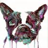 Abstract Ink French Bulldog, Expressive French BulldogGift, Bulldog Owner, Artwork, Frenchie Decor view 1