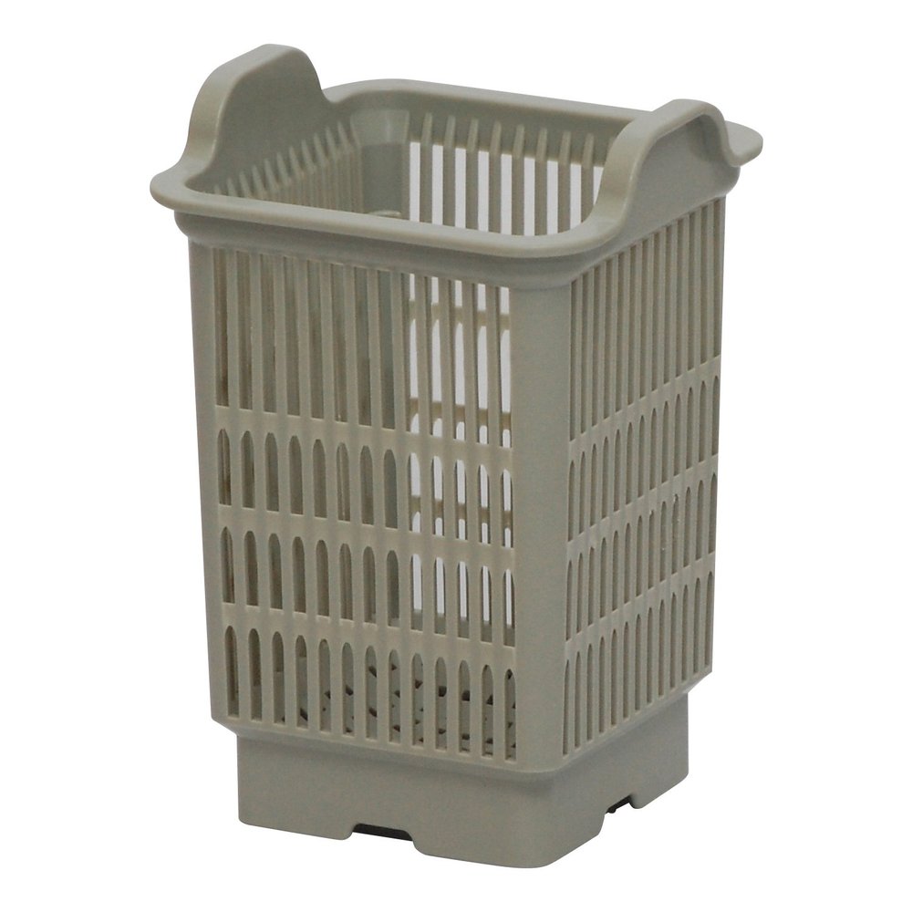 Ishikawa Resin Industries Drainer Rack, Cycle Cleaning Rack, Silver Basket, Gray, 6.5 x 4.3 x 4.3 inches (16.5 x 11 x 11 cm), Pack of 1, Polypropylene, Made in Japan