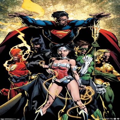Trends International DC Comics - Justice League - Power Wall Poster, 22.375" x 34", Premium Unframed Version