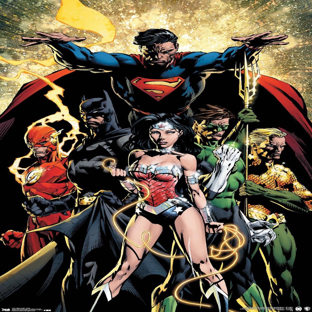 Trends International DC Comics - Justice League - Power Wall Poster, 22.375" x 34", Premium Unframed Version
