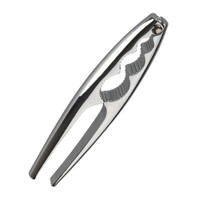 Fackelmann 48218 Nutcracker, Chromed Steel, Grey, 22.7 x 7.9 x 1.5 cm