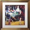 LEROY NEIMAN "The President's Birthday Newly Custom Framed Art Lithograph view 1