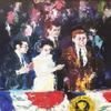 LEROY NEIMAN "The President's Birthday Newly Custom Framed Art Lithograph view 4