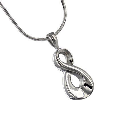 Infinity Cremation Jewelry Stainless Steel, Stainless Steel Jewelry, Cremation Jewelry for Ashes