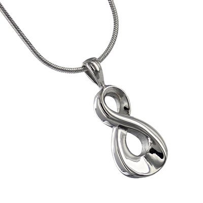 Infinity Cremation Jewelry Stainless Steel, Stainless Steel Jewelry, Cremation Jewelry for Ashes