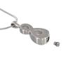 Infinity Cremation Jewelry Stainless Steel, Stainless Steel Jewelry, Cremation Jewelry for Ashes view 3