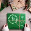 NAKLEO Christmas Painting Stencils Set of 5 pcs, Reusable Plastic Artificial Snow Spray Stencils for Window Decoration, A4 8.3x11.8 Christmas Patterns, Snowflake Santa view 3
