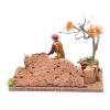 Holyart Hoer in Vegetable Garden for Nativity Scene 15x20x15 cm view 4