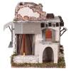 Holyart Neapolitan Nativity Scene Arabian Style House with Doors and Windows 30x30x25 cm view 1