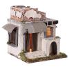 Holyart Neapolitan Nativity Scene Arabian Style House with Doors and Windows 30x30x25 cm view 4