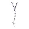 Holyart Rosary Beads with Sodalite Grains and Cross view 2