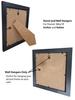 FRAMES BY POST Glitz Black Picture Photo Frame with Dark Grey Mount A2 Image size A3 Plastic Glass view 2