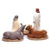 Holyart Nativity Set in Painted Clay 5 Figurines 40cm, Elegant Style view 4