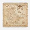 Ambesonne Island Bath Mat, Old Antique Treasure Map Details Retro Color Adventure Sailing Pirate Print, Plush Bathroom Decor Mat with Non Slip Backing, 30.2" x 20", Cream view 1