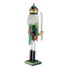 Northlight 24" Green and Gold Christmas Nutcracker King with Sword view 3