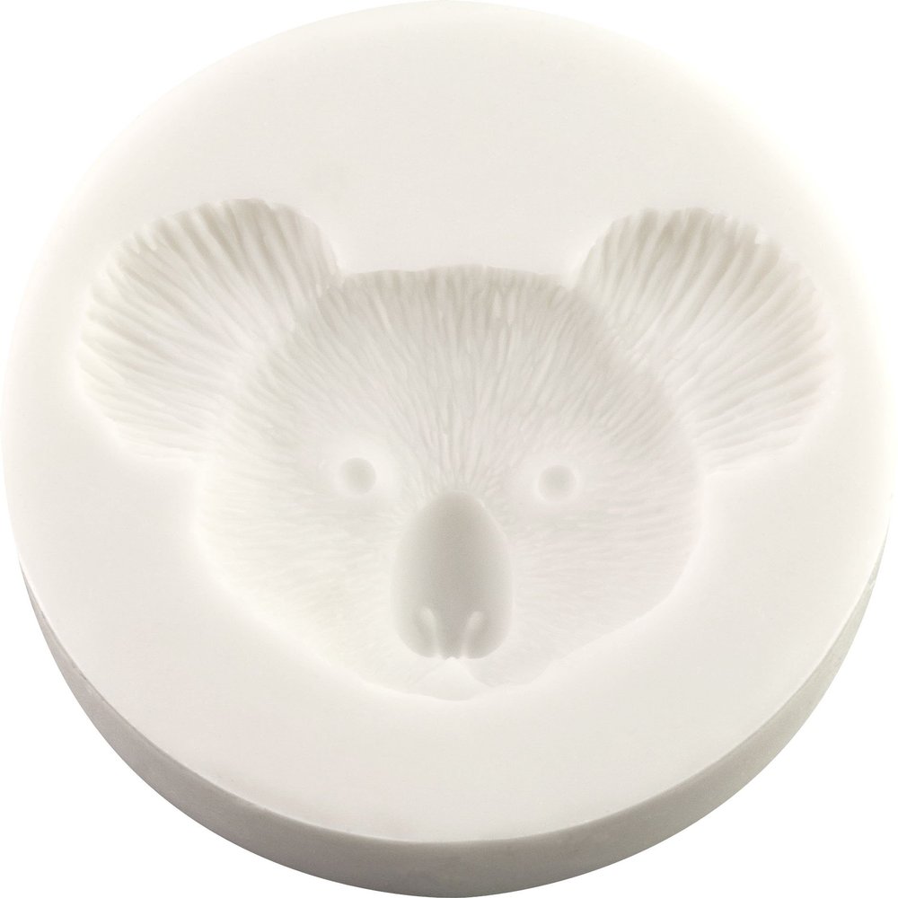 FPC Sugarcraft Koala Silicone Mould | Non-stick Food Grade, White, Silicone, Mold