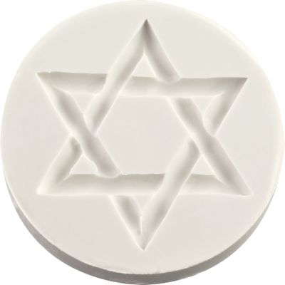 FPC Sugarcraft Star of David Silicone Mold | Non-stick, Food Grade, Fondant, Candy, Resin, Fimo, Clay, Soapmaking Mold