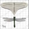FPC Sugarcraft Dragonfly Silicone Mold | Non-stick, Food Grade, Fondant, Candy, Resin, Fimo, Clay, Soapmaking view 2
