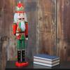 Northlight 24" Red and Green Wooden Christmas Nutcracker King with Scepter view 4