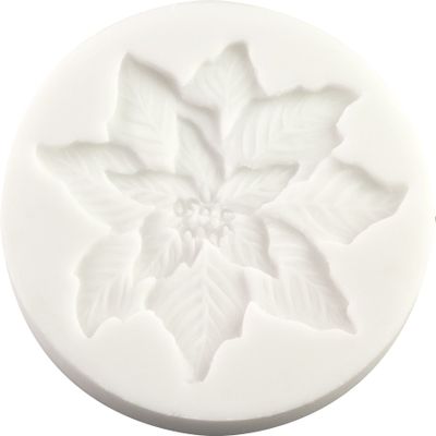 FPC Sugarcraft Poinsettia Silicone Mold | Non-stick, Food Grade, Fondant, Candy, Resin, Fimo, Clay, Soapmaking Mold
