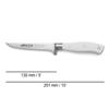 Arcos - Professional Carving and Boning Knife Set with Honing Steel. Stainless Steel Blades. White Handles. Riviera Blanc Series view 3