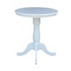 Whitewood Industries International Concepts 30" Round Top Pedestal Table, White view 3