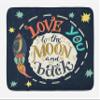 Ambesonne I Love You Bath Mat, Pastel Toned Modern Valentines Day Romantic Amusing Love Message Illustration, Plush Bathroom Decor Mat with Non Slip Backing, 30.2" x 20", Multicolor view 1