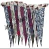 Mango Gifts Large Indian Reversible Cotton Fabric Bunting with 10 Flags Tea Pary Banners view 2