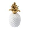 A&B Home Pineapple Accent-Ceramic Pineapple Decorative Centerpiece Display Decoration for Living Dining Room Bedroom Office Desktop Cabinet view 3