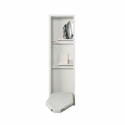 Iron-A-Way Built-In Ironing Center with 42 Inch Ironing Board, Hot Iron Storage and No Door-NE42NDU