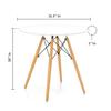 Aron Living AL10017 Tower Table 30" view 3