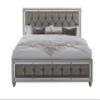 Global Furniture USA KB Riley Tufted Bed, King, Silver (Model: Riley-KB) view 1