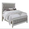 Global Furniture USA KB Riley Tufted Bed, King, Silver (Model: Riley-KB) view 3