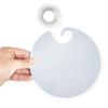 Better Living Impress Suction Mirror, Heavy Duty Suction, Round Fog-Resistant Shower Mirror, Shatterproof, Waterproof Bathroom Mirror, Shaving Mirror for Flat, Smooth & Shiny Surfaces, No Drill, Grey view 2
