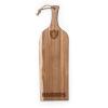PICNIC TIME NFL Las Vegas Raiders Artisan 24" Acacia Charcuterie Board with Raw Wood Edge - Cheese Board - Serving Platter view 1